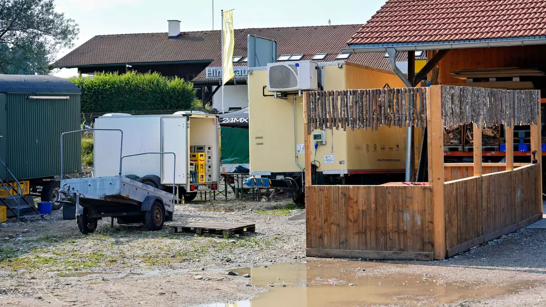 Hier wurde am Samstag ausgelassen gefeiert - bis zu der Gewalttat.  - Bild: Uwe Lein/dpa