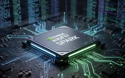 Ein leuchtender, futuristischer NVIDIA RTX Spark Superchip auf einer Platine, der fortschrittliche KI- und Computertechnologie repräsentiert. - Foto: über boerse-global.de