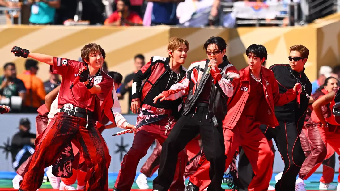 Die K-Pop-Band BTS. - Bild: Tom Weller/dpa