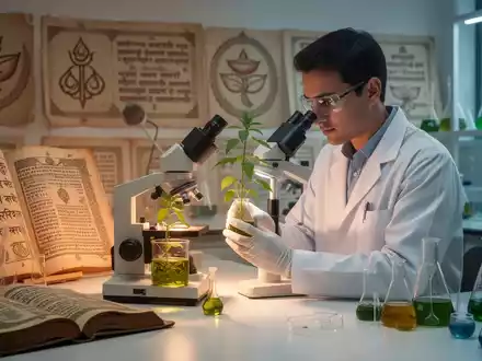 Ein Forschungslabor, das moderne Wissenschaft und traditionelle ayurvedische Elemente miteinander verbindet. - Foto: über boerse-global.de
