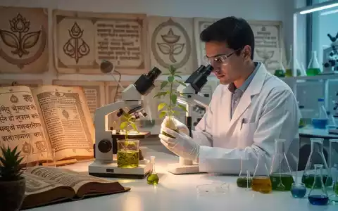 Ein Forschungslabor, das moderne Wissenschaft und traditionelle ayurvedische Elemente miteinander verbindet. - Foto: über boerse-global.de