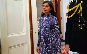 Im Januar machte das Ehepaar Vance die Schwangerschaft der Second Lady öffentlich - nun hat sie ihren Sohn geboren. (Archivbild) - Foto: Julia Demaree Nikhinson/AP/dpa