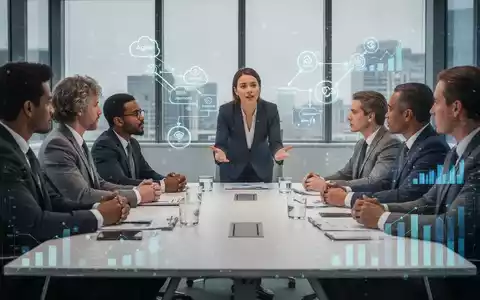 Eine vielfältige Gruppe von Fachleuten arbeitet an einem modernen Konferenztisch zusammen, eine Person moderiert die Diskussion. - Foto: über boerse-global.de
