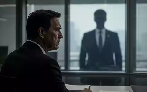 Ein nachdenklicher Mann in einem modernen Büro blickt aus dem Fenster, im Hintergrund die verschwommene Silhouette einer Autoritätsperson. - Foto: über boerse-global.de