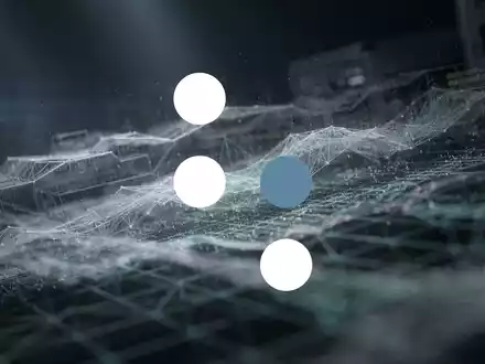 Abstrakte Darstellung des Quantencomputing-Sektors mit leuchtenden Linien und Knoten vor dunklem, futuristischem Hintergrund. - Foto: über boerse-global.de