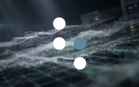 Abstrakte Darstellung des Quantencomputing-Sektors mit leuchtenden Linien und Knoten vor dunklem, futuristischem Hintergrund. - Foto: über boerse-global.de