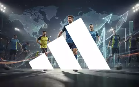Abstrakte, atmosphärische Darstellung der Sportbekleidungsindustrie mit dynamischem Licht, das Wachstum und globale Reichweite symbolisiert. - Foto: über boerse-global.de