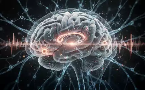 Ein stilisiertes menschliches Gehirn mit leuchtenden neuronalen Pfaden und komplexen synaptischen Verbindungen, die Signalverzögerungen darstellen. - Foto: über boerse-global.de