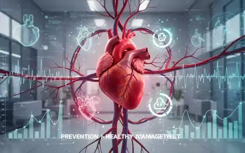 Eine grafische Darstellung der Schlaganfallprävention durch Blutdruck- und Cholesterinmanagement, mit medizinischen Symbolen. - Foto: über boerse-global.de
