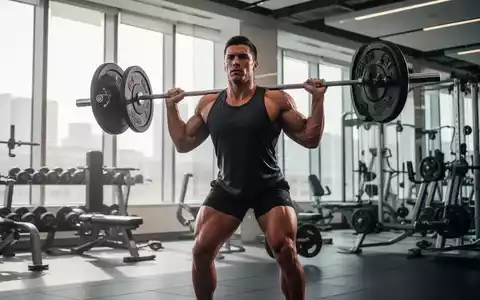 Eine Person macht Krafttraining mit Gewichten in einem modernen Fitnessstudio, Licht fällt durch große Fenster. - Foto: über boerse-global.de