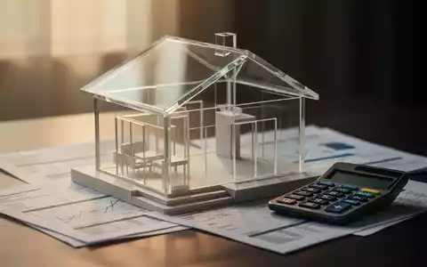 Ein stilisiertes Glashausmodell mit Finanzdokumenten und einem Taschenrechner, das Immobilienübertragung und Steueroptimierung symbolisiert. - Foto: über boerse-global.de