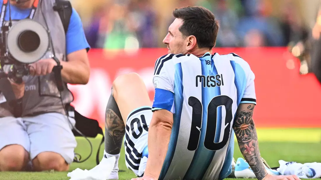 Titeltraum geplatzt: Messi nach dem Abpfiff in East Rutherford. - Bild: Tom Weller/dpa