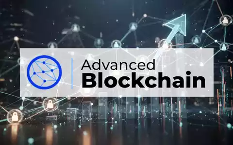 Abstrakte Darstellung von Blockchain-Technologie mit leuchtenden, verbundenen Knoten und Linien, die Fortschritt und Abschluss symbolisieren. - Foto: über boerse-global.de