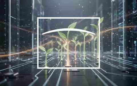 Eine abstrakte, atmosphärische Szene, die die Halbleiter- und Photonikindustrie darstellt. Eine optimistische Stimmung mit subtilen Lichtspuren. - Foto: über boerse-global.de