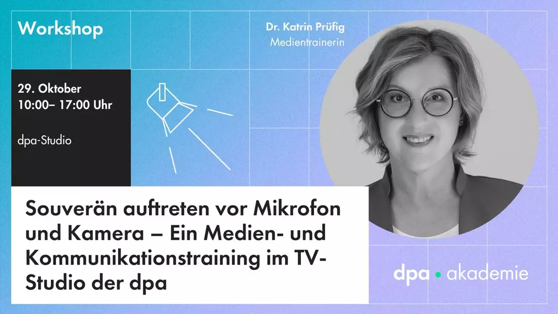 Medien- und Kommunikationstraining | dpa-Akademie - Bild: presseportal.de