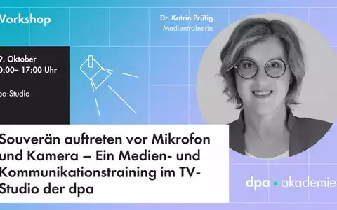 Medien- und Kommunikationstraining | dpa-Akademie - Foto: presseportal.de