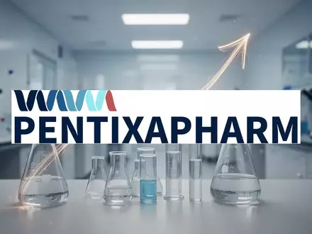 Abstrakte, atmosphärische Darstellung des Pharmasektors mit minimalistischen Laborgeräten und einem sanften Lichtpfad. - Foto: über boerse-global.de