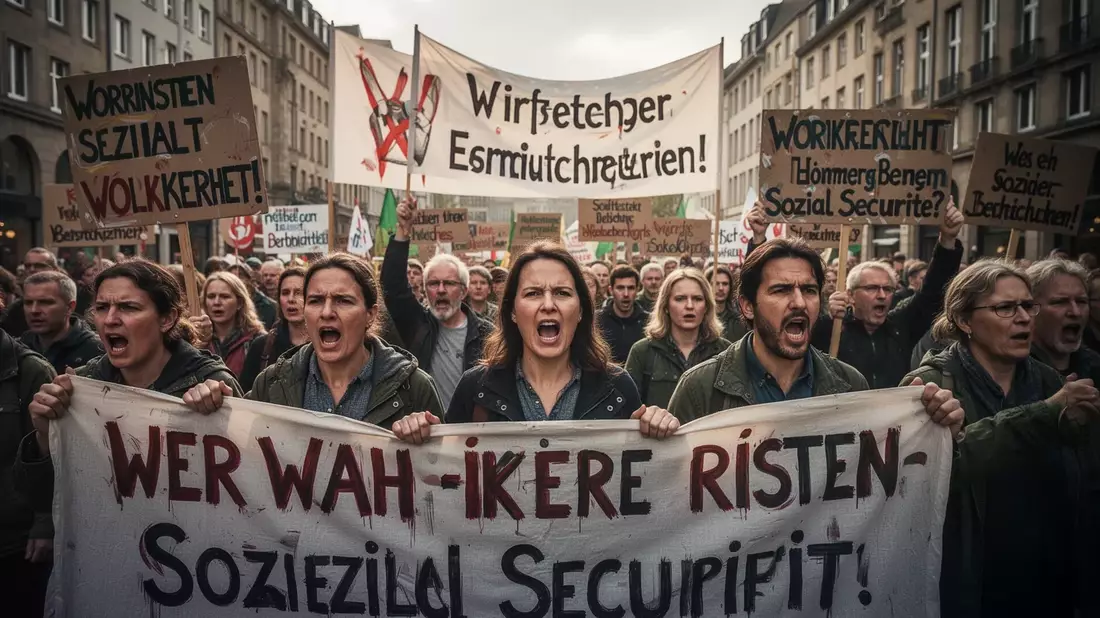Sozialproteste in Deutschland: Tausende gegen Reformpläne