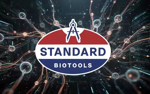 Abstrakte Darstellung von Biotechnologie und wissenschaftlicher Innovation mit dynamischen Lichtspuren und leuchtenden Knotenpunkten. - Foto: über boerse-global.de