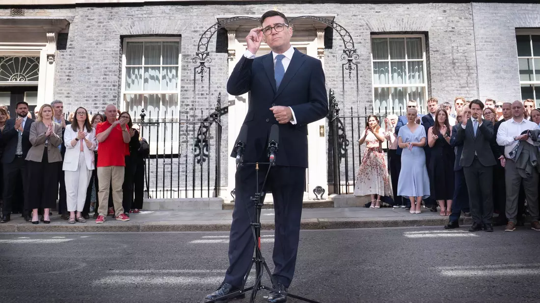 Der neue britische Premierminister: Andy Burnham. - Bild: Stefan Rousseau/PA Wire/dpa