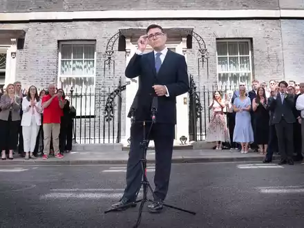 Der neue britische Premierminister: Andy Burnham. - Foto: Stefan Rousseau/PA Wire/dpa