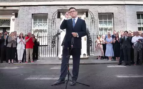 Der neue britische Premierminister: Andy Burnham. - Foto: Stefan Rousseau/PA Wire/dpa