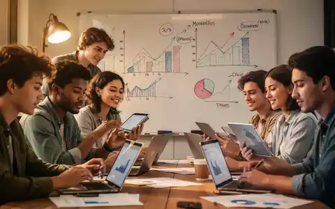 Eine vielfältige Gruppe junger Erwachsener in einem Finanzworkshop, die sich über Vermögensaufbau und finanzielle Bildung austauschen. - Foto: über boerse-global.de