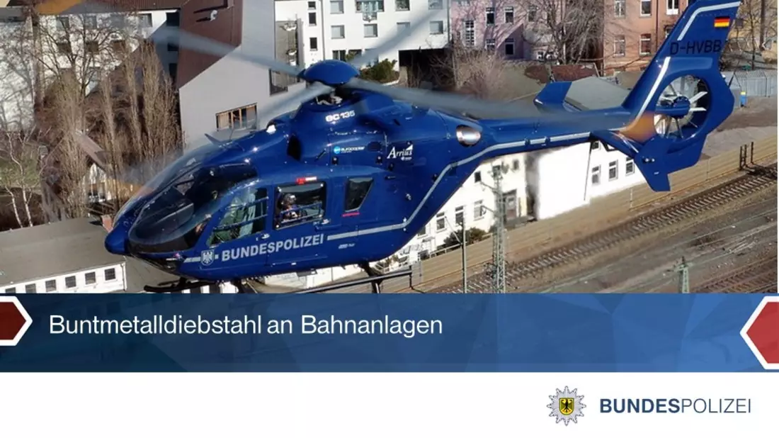 BPOLI LUD: Mutmaßlicher Buntmetalldiebstahl an Bahnstrecke bei Görlitz - Bundespolizei ermittelt - Bild: presseportal.de