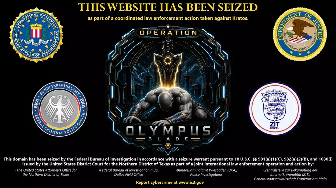 BKA: Erfolgreicher Schlag gegen eine der weltweit gefährlichsten Phishing-Gruppierungen / Deutschland und die USA gehen gemeinsam gegen die Gruppierung Kratos und das Phänomen Phishing-as-a-Service vor - Bild: presseportal.de
