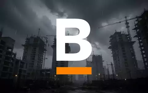 Abstrakte, atmosphärische Darstellung des Immobilienmarktes unter stürmischem Himmel, mit Andeutungen von Architektur und Entwicklung. - Foto: über boerse-global.de