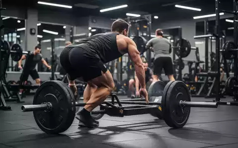 Ein Athlet schiebt einen Gewichtsschlitten in einem Fitnessstudio, um Kraft und Ausdauer für Hyrox-Wettbewerbe zu trainieren. - Foto: über boerse-global.de