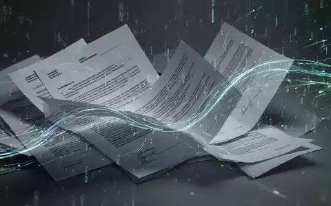 Abstrakte Darstellung von Gesetzestexten und digitalen Datenflüssen, die sich verbinden, um Beschleunigung und Überwachung im Vergaberecht darzustellen. - Foto: über boerse-global.de