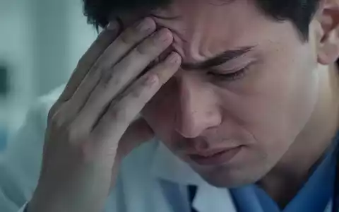 Nahaufnahme der Hand einer Person, die ihre Stirn berührt, was chronische Schmerzen und Erschöpfung symbolisiert. - Foto: über boerse-global.de
