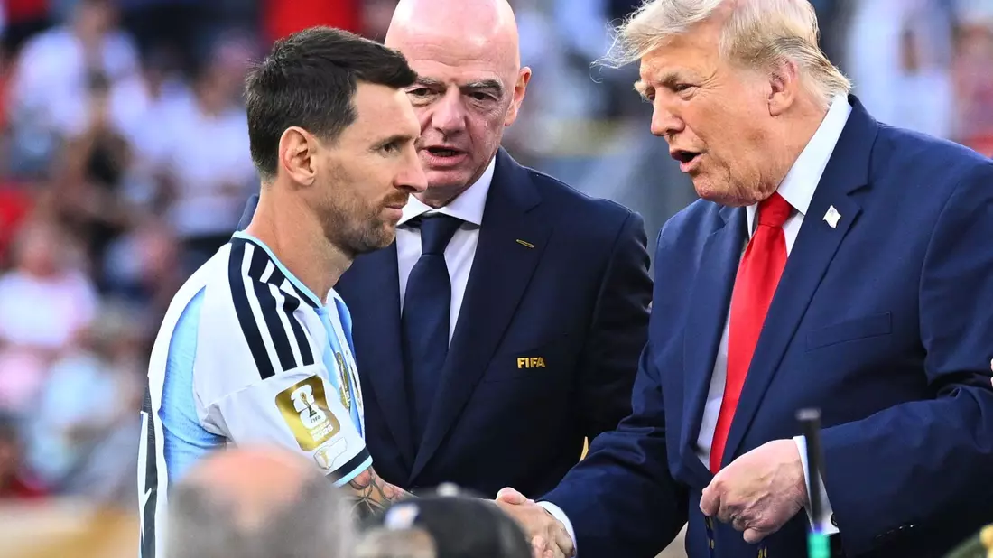 Werden Silber und Trumps Handschlag Messis letzte Momente im Nationaltrikot bleiben? - Bild: Tom Weller/dpa