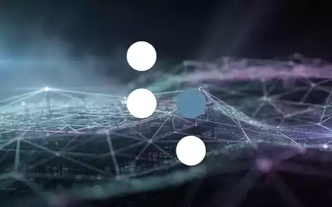 Abstrakte Darstellung der Quantencomputing-Branche mit leuchtenden, verbundenen Linien und Knoten in Blautönen. - Foto: über boerse-global.de