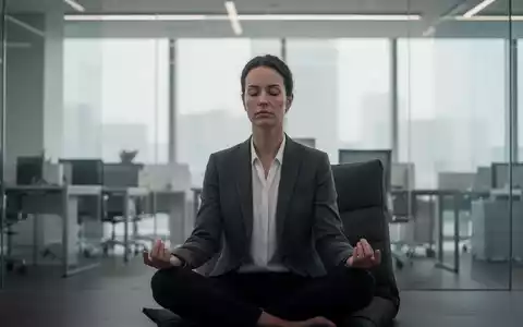 Eine Person sitzt in einem modernen Büro und konzentriert sich, symbolisiert durch ruhige Haltung und weiches Licht. - Foto: über boerse-global.de