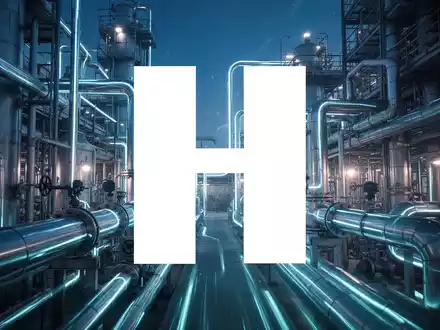 Abstrakte Szene industrieller Chemieanlagen mit leuchtenden Rohren und Maschinen, die Innovation und Wachstum symbolisiert. - Foto: über boerse-global.de