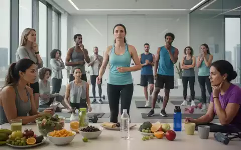 Eine vielfältige Gruppe von Menschen, die Gesundheit und Wohlbefinden durch Bewegung und ausgewogene Ernährung symbolisieren. - Foto: über boerse-global.de