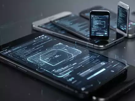 Nahaufnahme eines Smartphone-Bildschirms mit Beta-Software, neuere Modelle im Hintergrund unscharf, symbolisiert technologische Evolution. - Foto: über boerse-global.de
