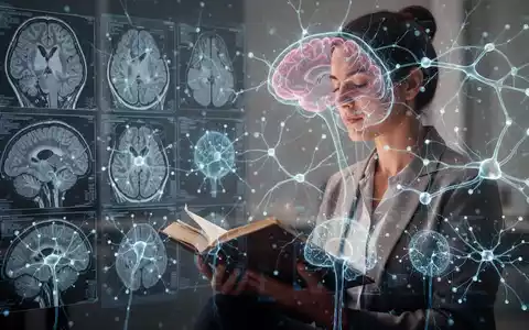 Eine Nahaufnahme eines Gehirns, überlagert mit leuchtenden neuronalen Verbindungen, die Aktivität und Wachstum symbolisieren. - Foto: über boerse-global.de