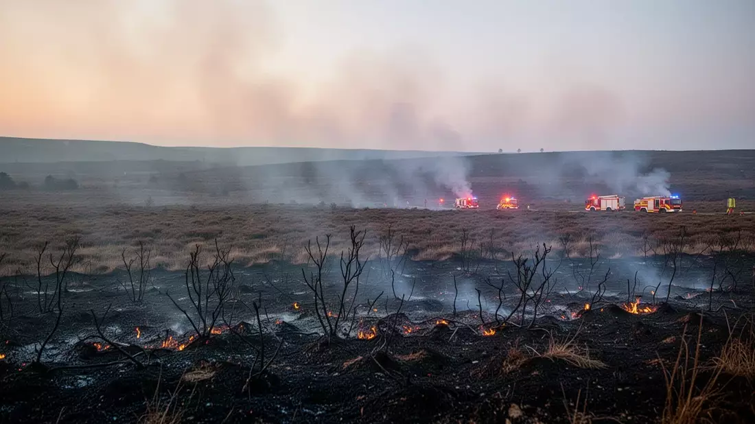 The National Trust has shut vehicle access to several routes on the Long Mynd in Shropshire after a wildfire broke out on Sunday, July 19, 2026, as fire services across the UK battle multiple…