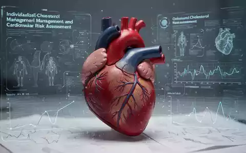 Ein Herzmodell mit digitalen Datenüberlagerungen und medizinischen Diagrammen, das personalisiertes Cholesterinmanagement darstellt. - Foto: über boerse-global.de