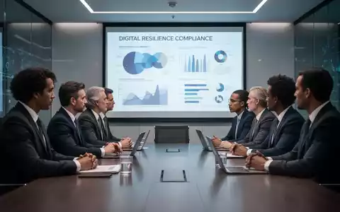 Eine Gruppe von Geschäftsleuten diskutiert konzentriert in einem modernen Konferenzraum vor einem Bildschirm mit Datenvisualisierungen. - Foto: über boerse-global.de