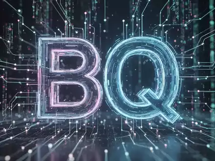 Abstrakte Darstellung der Fusion von Bitzero und OneQode durch stilisierte Buchstaben in einem digitalen Netzwerk. - Foto: über boerse-global.de
