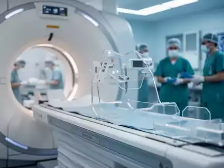 Nahaufnahme eines modernen medizinischen Geräts, das Präzision und fortschrittliche Technologie in der Krebsfrüherkennung und -behandlung symbolisiert. - Foto: über boerse-global.de