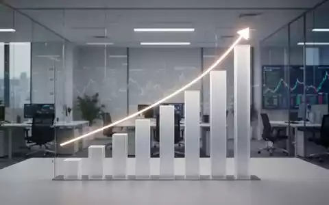 Ein stilisierter Balkenchart, der einen positiven Trend zeigt, wobei ein Balken kurz vor einem Allzeithoch steht. - Foto: über boerse-global.de