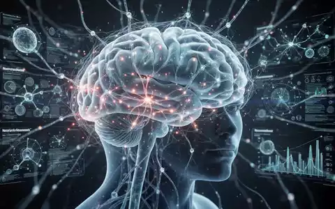 Eine abstrakte Darstellung des menschlichen Gehirns mit leuchtenden neuronalen Netzen, die Konnektivität und Neurofeedback symbolisieren. - Foto: über boerse-global.de