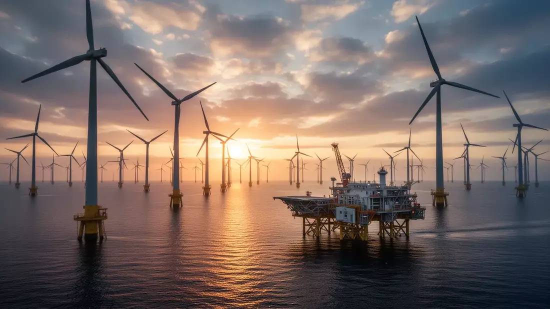 Offshore-Ausbau: Automatisierte Plattformen und Wasserstoff-Pipeline