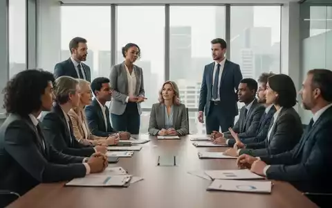 Eine vielfältige Gruppe von Menschen diskutiert an einem Konferenztisch in einem modernen Büro. Fokus auf Zusammenarbeit und Inklusion. - Foto: über boerse-global.de