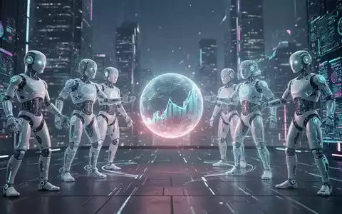 Digitale Avatare von KI-Modellen wie ChatGPT, Gemini und Claude konkurrieren in futuristischem Setting um Marktanteile. - Foto: über boerse-global.de